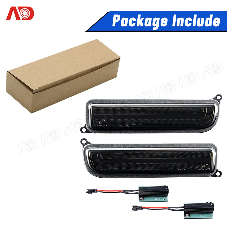 Para 1997-2001 Jeep Cherokee XJ sequencial LED canto dianteiro luz de seta DRL - Imagem 4 de 4