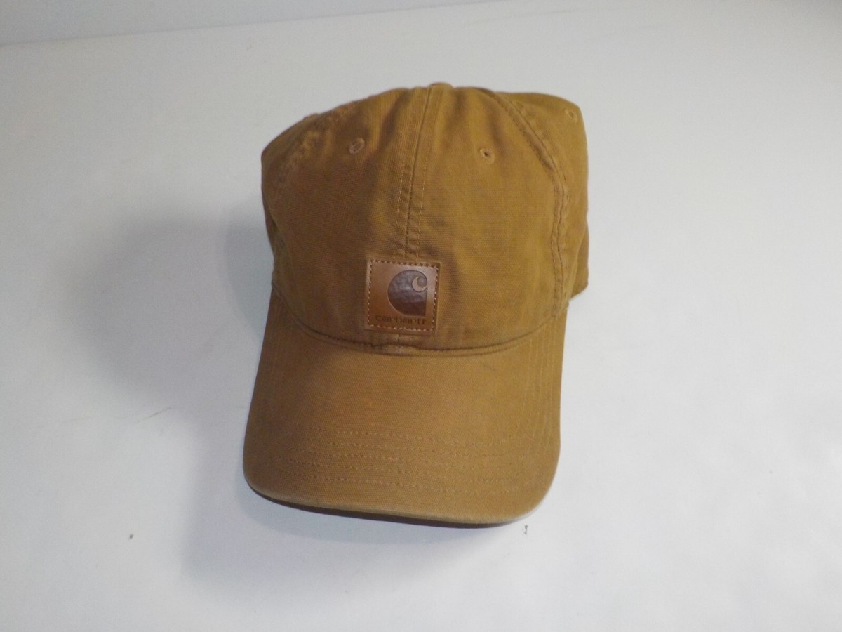 Carhartt Odessa Men's Canvas Hat Baseball Cap Light Tan Brown