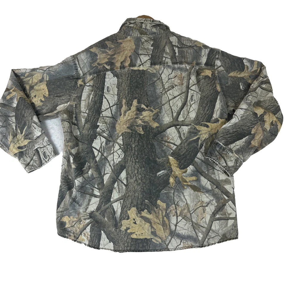 Vintage Realtree Camo Long Sleeve Button Up Hunting Shirt Mens XL - Image 2 of 4