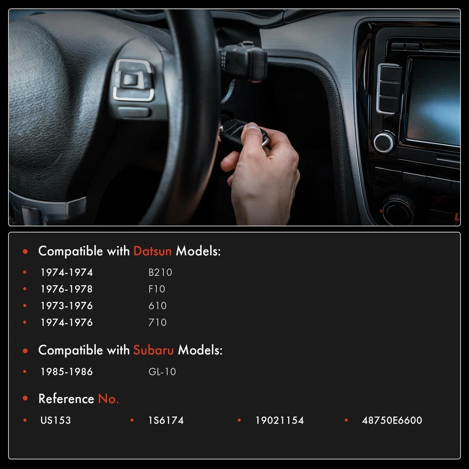 Interruptor de encendido para Datsun 610 1973 1974-1976 710 B210 F10 Subaru GL-10 85-86 Foto 2 de 4