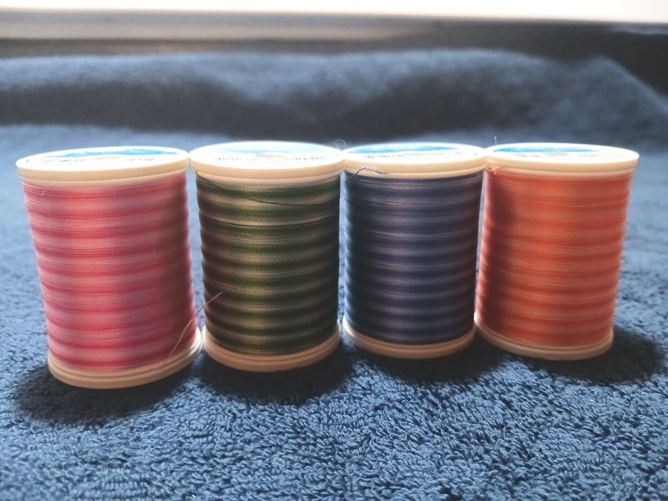 Set Of (4) Sulky 40 Wt Rayon 850 Yds 780 M Embroidery Thread Pink, Green, Blue, - Image 4 of 4