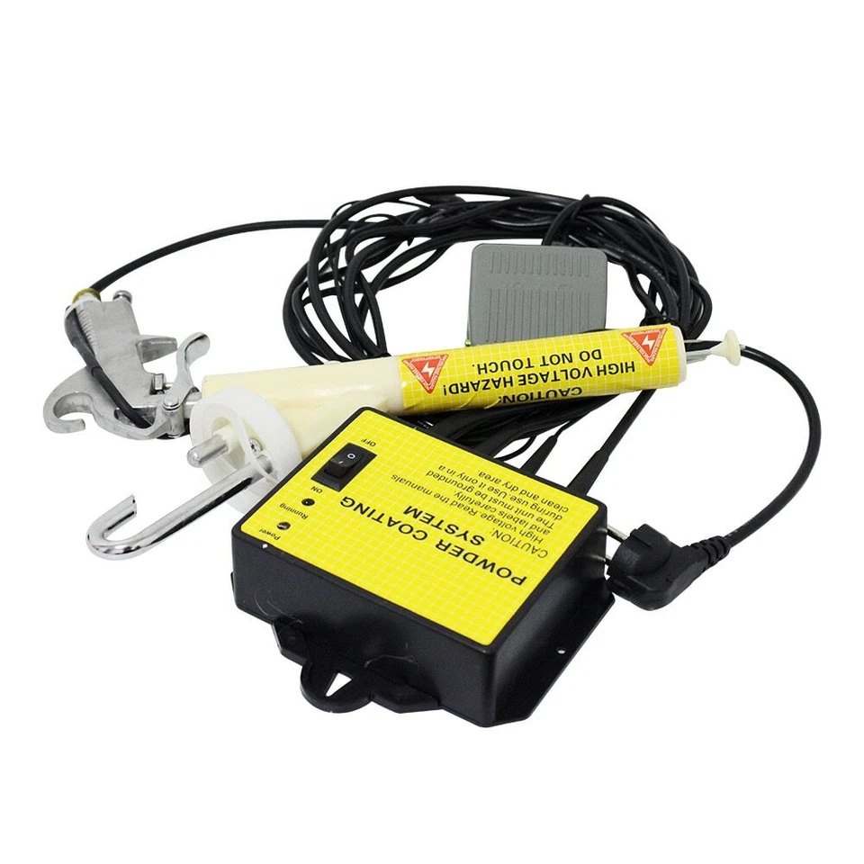 Metal Workpiece Spray Machine Mini Powder Coating System Electrostatic spray gun - Image 3 of 4