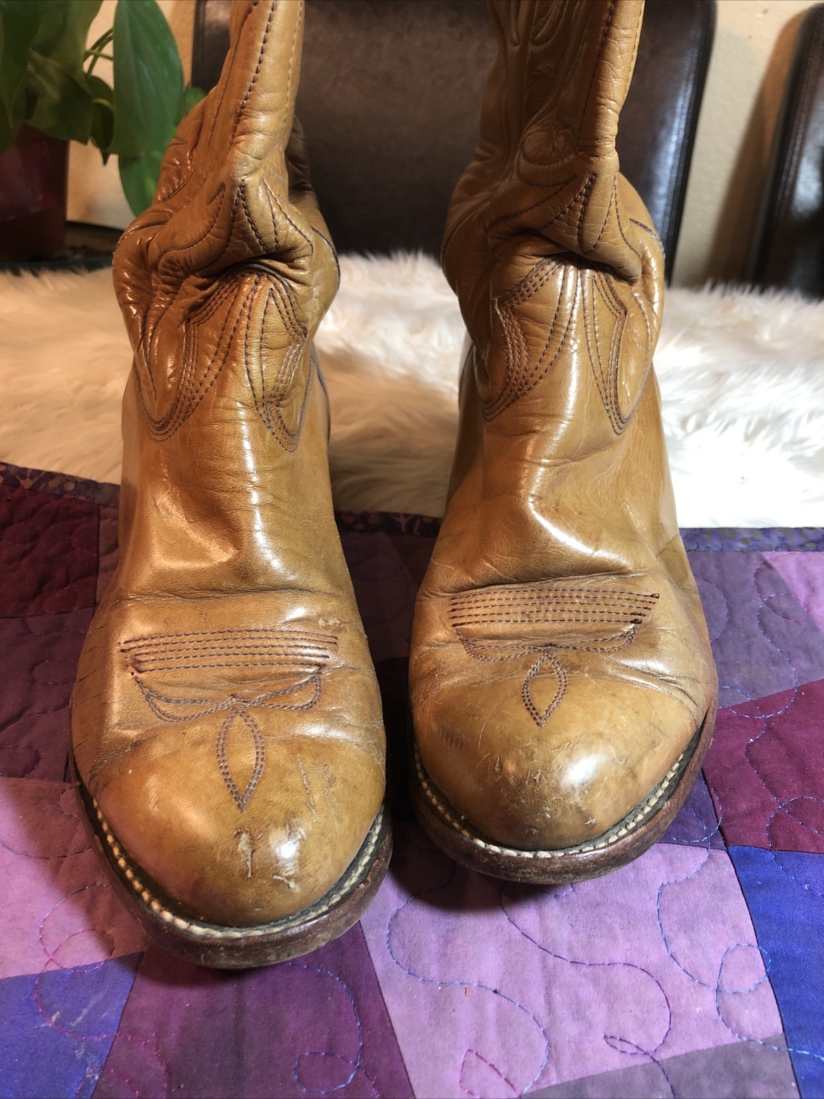 Stewart Boot Co. Vintage 1977 Hand Made Western Cowboy Cowgirl Boots ...
