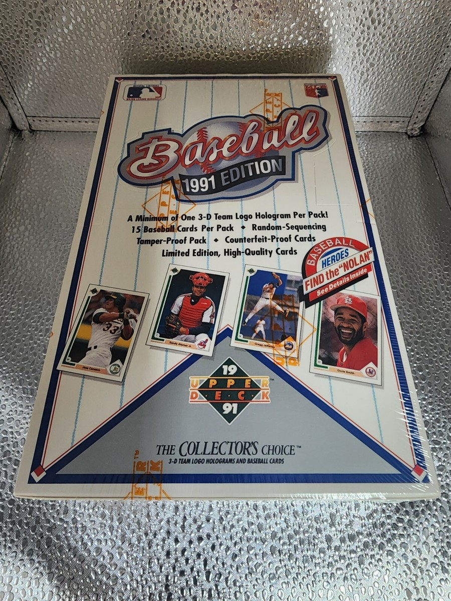 1991 Upper Deck Baseball MLB Factory Sealed Box 