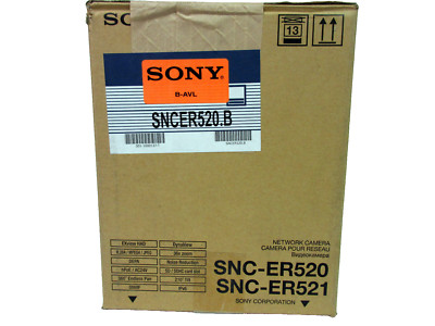 Sony SNC-ER520 Network Rapid Dome Camera 36x Optical Zoom 360° Endless Rotataion
