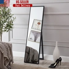 Modern Cheval Mirror Adjustable Full Length Floor Easel Heavy Duty Resin Frame