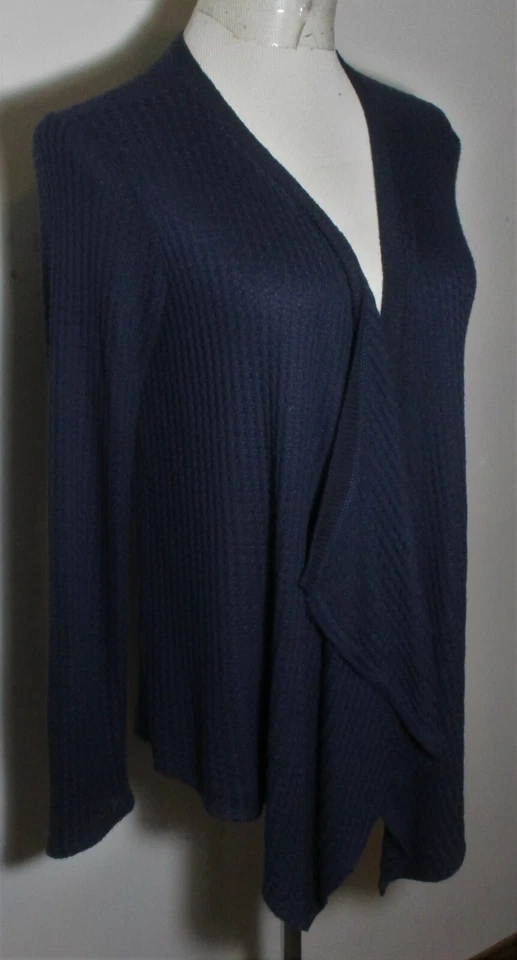 VELVET Blue Long Sleeve Cardigan Wrap Sweater Size M - Image 3 of 4