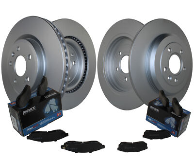 Front & Rear Brake Kit Rotors Akebono ProACT Ceramic Pad Set For Explorer Taurus
