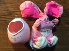 1988 Fisher Price Smooshees Candy Bunny with Egg RARE HTF NICE