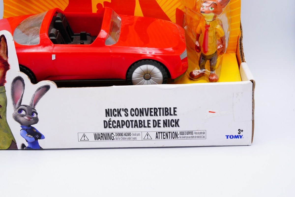Zootopia Nick's Convertible Car Disney Tomy TARA Japan