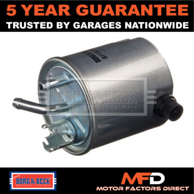 Fits Nissan X-Trail Cabstar 2.2 dCi 2.5 3.0 Fuel Filter Borg & Beck