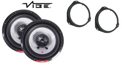 Vibe Pulse6 6.5'' Coaxial Door Audio Speaker for Grande Punto 05-2012 Front door