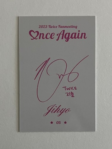 TWICE 8th Anniversary Fan Meeting ONCE AGAIN MD Trading Card Photocard + Benefit - Picture 88 of 160