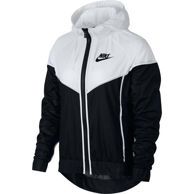 Nike Sportswear Windrunner Windbreaker Women's Jacket White-Black - Main Image