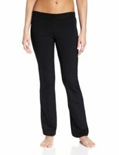 Capezio Women's Black Pull On Comfort Nylon Blend Pants Size M Shipping Free NEW