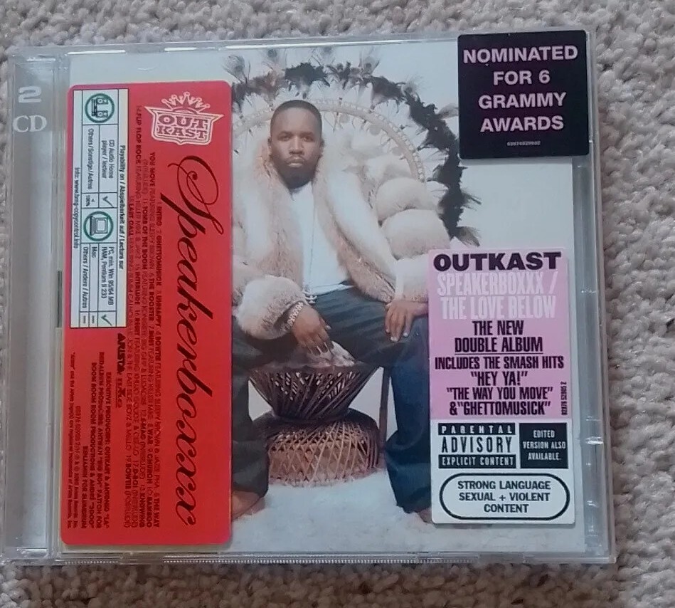 OutKast - Speakerboxxx / The Love Below 2003 CD x 2 (Parental Advisory) Arista