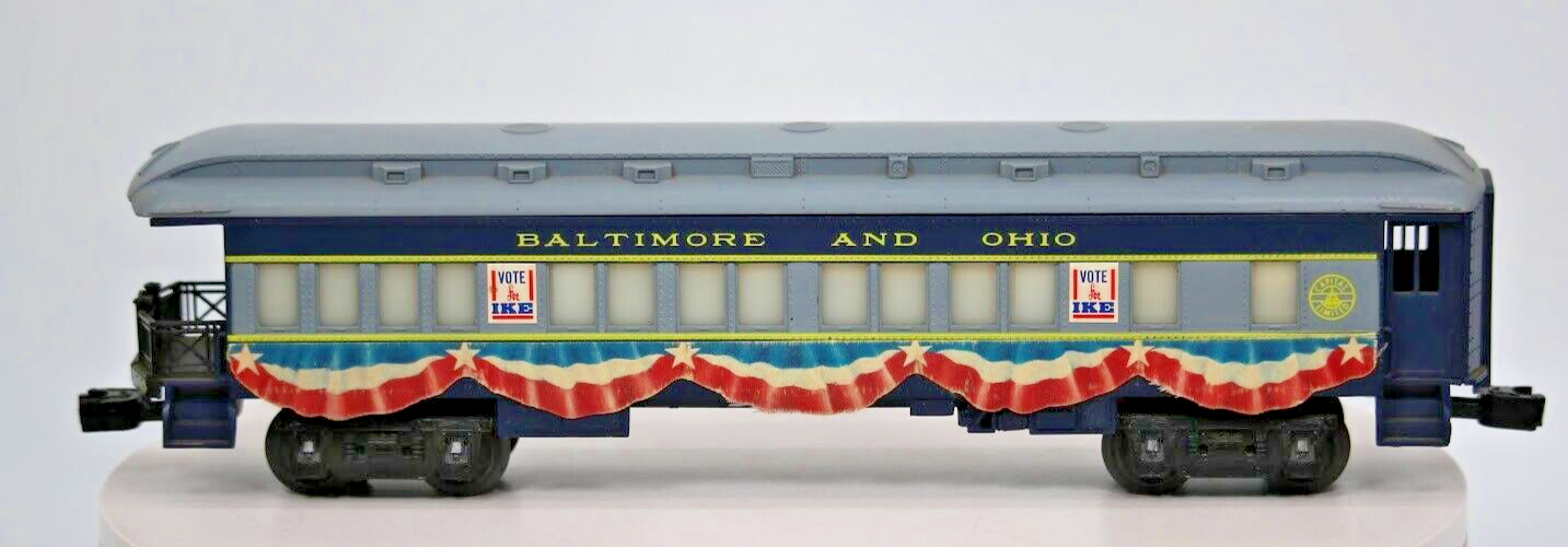 Lionel 6-9529 B&O Eisenhower Presidential Campaign Observation Car Train Model