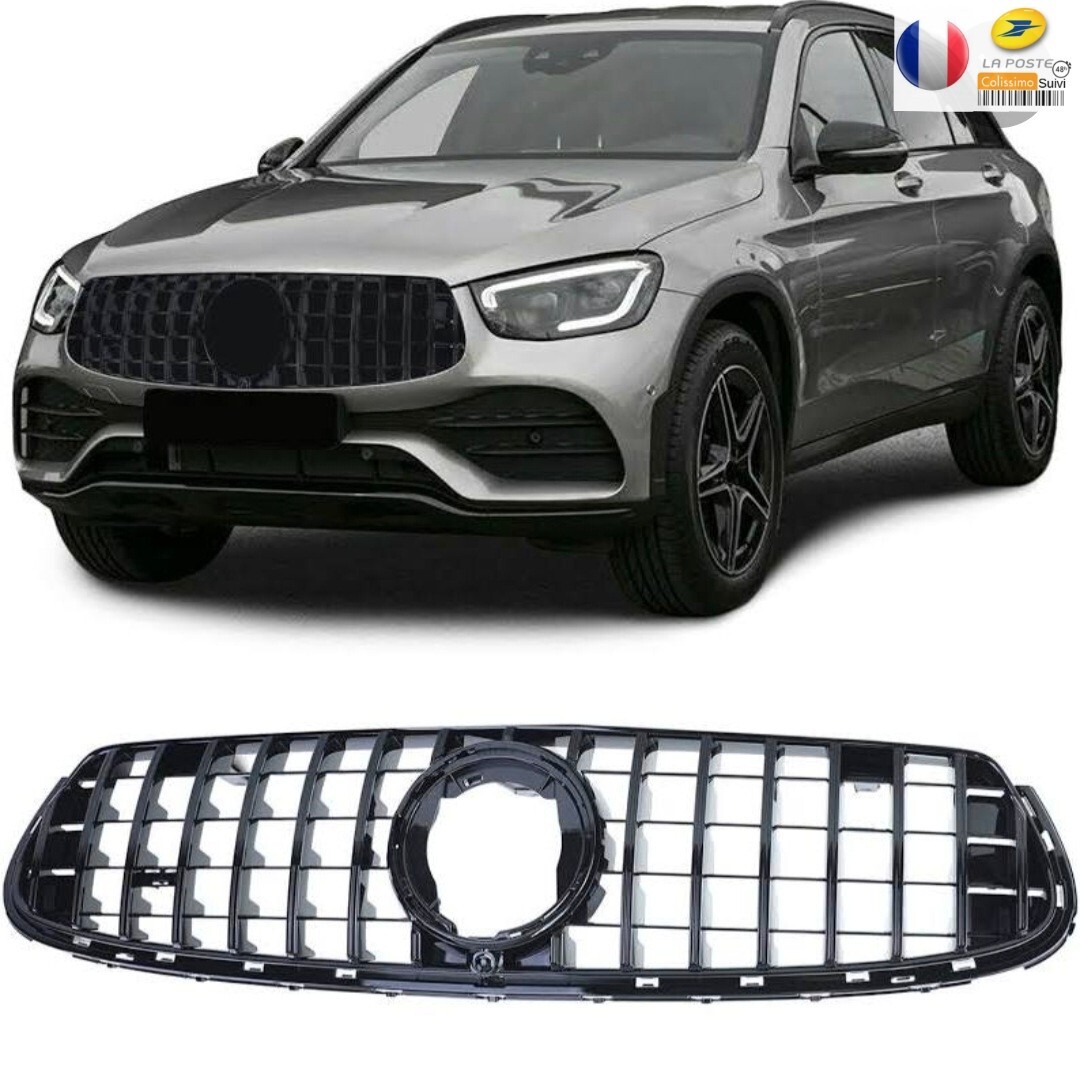 Calandre Mercedes GLC X253 C253 noir brillant 2019-2023