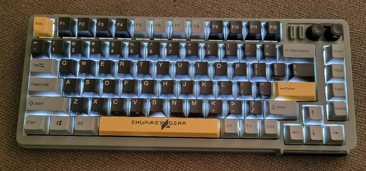 Shurikey Saizo 75% Mechanical Gaming Keyboard with Varmilo EC V2