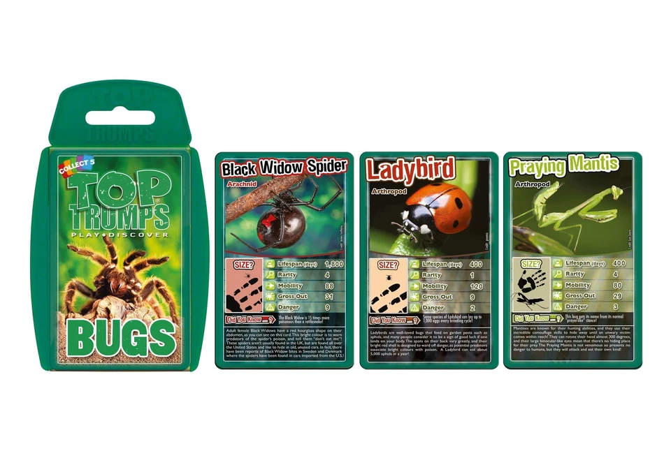 Juego de Cartas Bugs Top Trumps - Nuevo y Precintado Foto 2 de 4