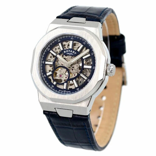 ROTARY REGENT GS05415/05 Watch Men's Automatic Navy New with Box from JP Limited - Picture 2 of 7