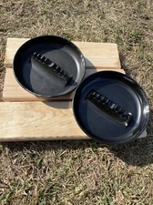 Vintage Ashtray GES-LINE 341 Plastic 7” Round Blue Set of 2