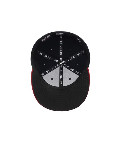 New Era 59Fifty Men Boys Cap Atlanta Braves Navy Official On Field Fitted Hat - Picture 5 of 5