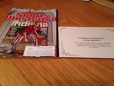 Cody Zeller HANDSIGNED Sports Illustrated Magazine Indiana Charlotte Hornets