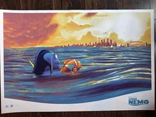 Disney's Finding Nemo Limited Screen Print Art Mondo Poster 36" x 24"