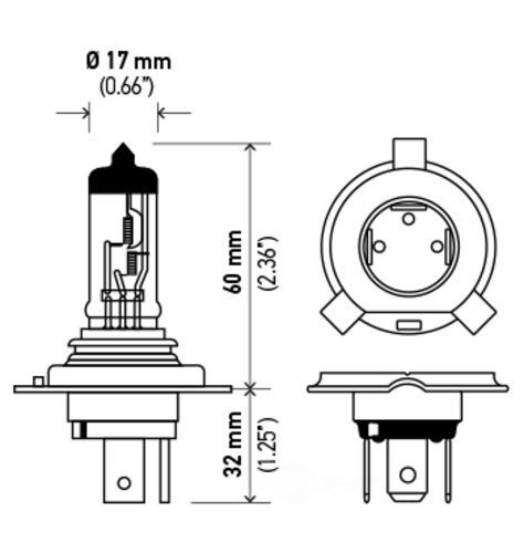 Driving & Fog Light Hella 9003LL - Foto 2 di 4