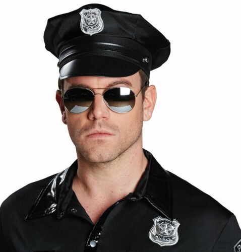 Polizei Cop  Piloten Brille  verspiegelt Sonnenbrille Damen Herren - Afbeelding 1 van 1