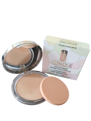 Clinique Superpowder Double Face Makeup Shade 10 Matte Medium  .35oz / 10g
