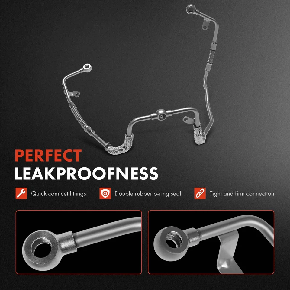 Línea de aceite turbocompresor para BMW X5 2010-2012 550i 2011-2012 550i GT xDrive V8 4,4 L Foto 3 de 4