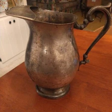 Deer Creek Conservation Club Trophy Pitcher 9.5"  Sheridan Silver Plated 1966 