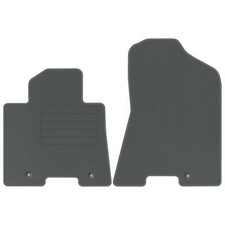 Velours Fußmatten für Kia Sportage IV Bj. 2015 - 2021 Automatten VORNE GRAU STD