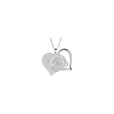  THINGS REMEMBERED INFINITY HEART CRYSTAL SWING NECKLACE