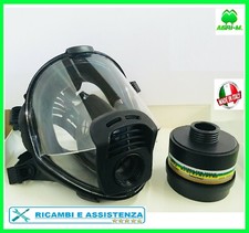 Maschera Panoramica  con filtro A B E K  2 P3  R Pieno facciale Panarea EN 148 