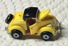 Vintage Micro Machines Deluxe Ford '36 Roadmaster Black 1988 Galoob BEAUTY!!