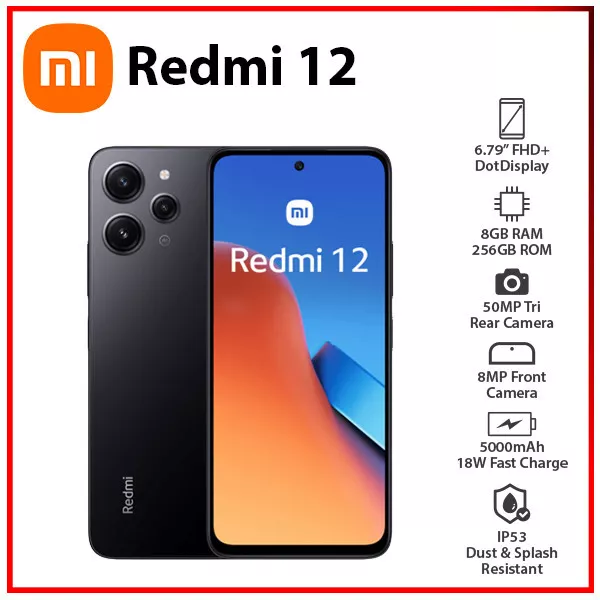 Xiaomi Redmi 12 Dual-SIM 256GB ROM + 8GB RAM (Only GSM