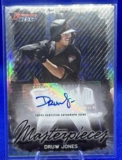 2023 Bowman's Best - Druw Jones Masterpieces Auto /99 - Arizona Diamondbacks