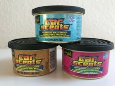 California Car Scents Duftdosen 3 St&uuml;ck + 3 Deckel - FREI W&Auml;HLBAR -