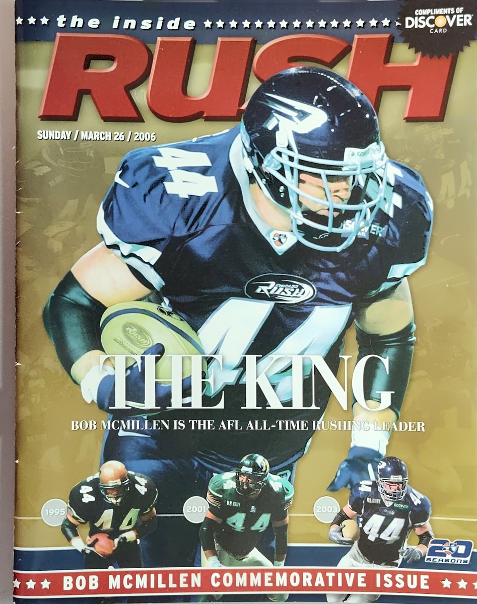 THE INSIDE RUSH AFL 2006 COMMEMORATE EDITION Chicago Rush