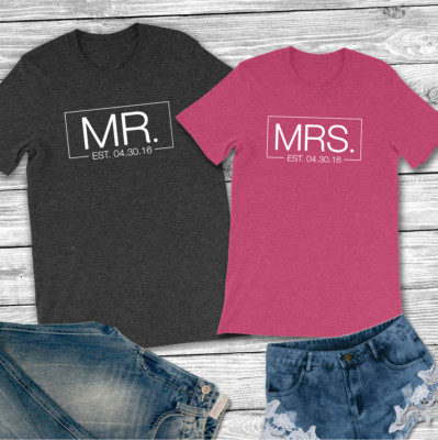 personalized couple shirts