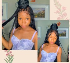 Black Braided Wig