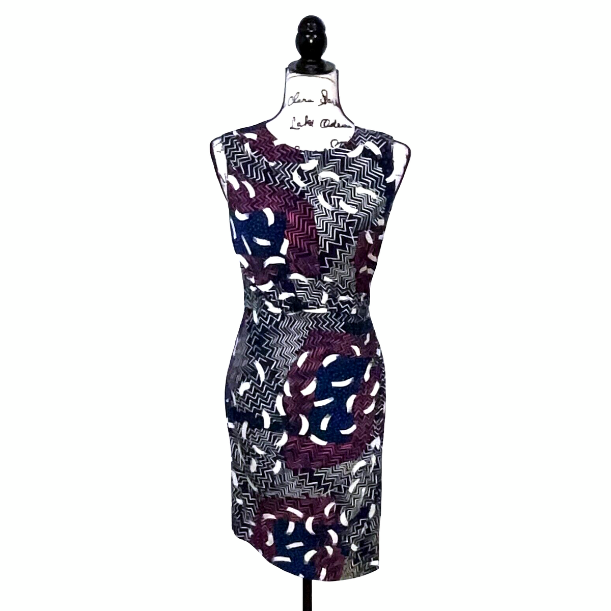 navy blue dress for baby girl New With Tags* Donna Morgan Asymmetrical Ruched Dress • Size 2