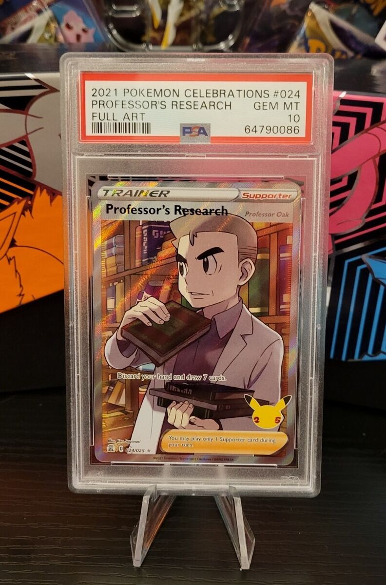 PSA 10 - Pokemon Celebrations 25th Anniversary Professor's PSA 10 - Pokemon Celebrations 25th Anniversary Professor's