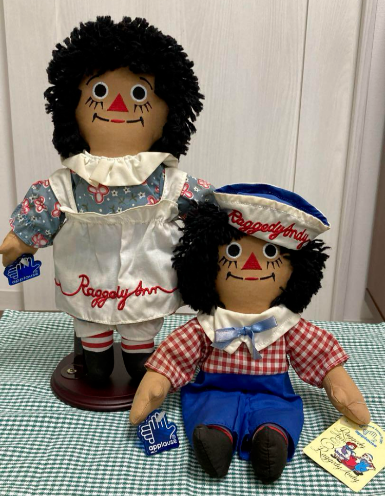 Applause社RAGGEDY ANN & ANDYのアン（90cmオーバー) Buy 1 or Both Jumbo Vintage 90s Applause Raggedy Ann and