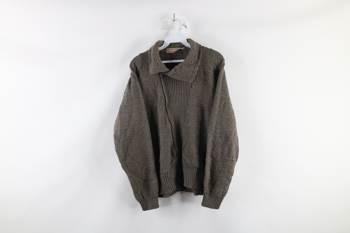 トップス Vintage wool knit LAGUA GEM | STUDS ZIP KNIT トップス (ニット ) |SHEL'TTER
