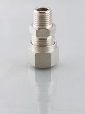 AIGNEP Metric Compression Fittings Male Studs Bspt from 4mm to 15mm for Fuel Etc