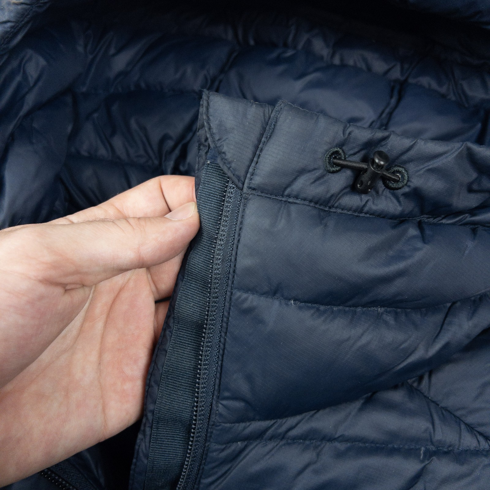 Peak Performance Down Puffer Jacket Men's Large Blue Frost DH Pertex Quantum Zip